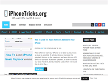 Tablet Screenshot of iphonetricks.org